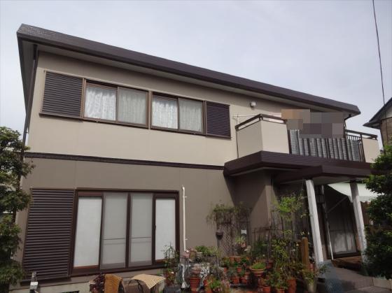 セキスイハイム施工のお住まいの屋根外壁塗装 in 名古屋市。GAINA＆無機塗料。