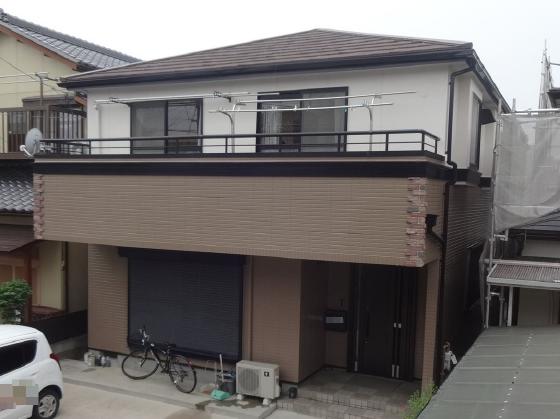 三井ホーム施工のお住まい　外壁塗装　屋根カバー工法　豊田市横山町