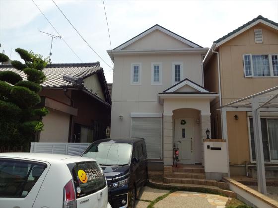 ダイワハウス施工のお住まいの外壁塗装工事、名古屋市の事例です。