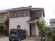 サーラ住宅の外壁塗装工事。愛知県豊橋市のフッ素塗装施工事例です。