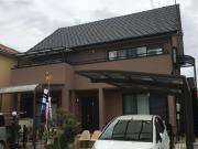 外壁塗装　岡崎市大和町　断熱塗料ガイナ施工事例　T様邸