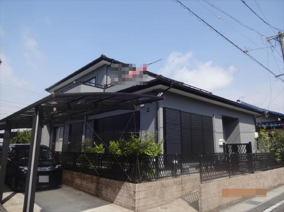 外壁張替え/葺き替え　外壁塗装　ベランダ防水工事　愛知県豊田市　双美町　S様邸