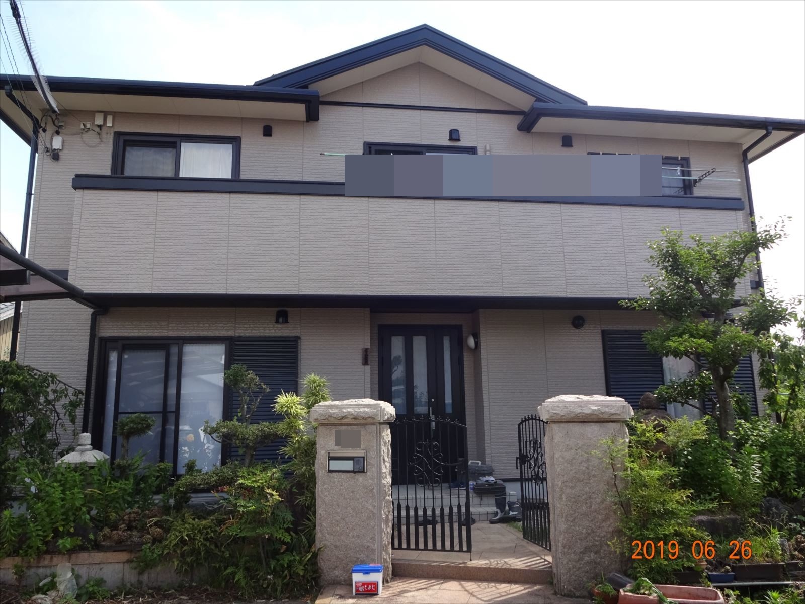 サンヨーホームズの外壁塗装 in 豊田市広田町 by リフォームスタジオニシヤマ　S様邸　ファインシリコンフレッシュ