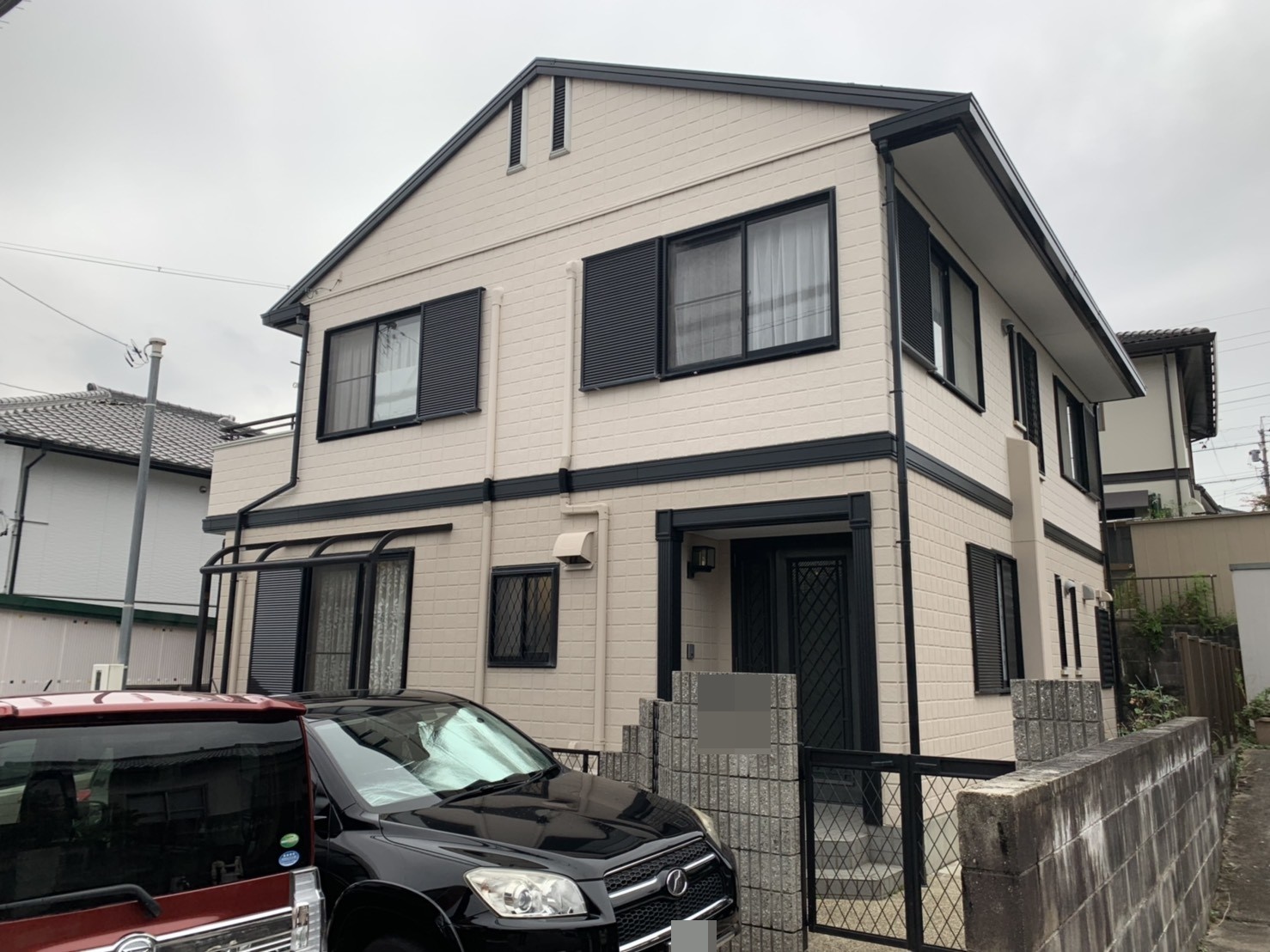 セキスイハイム施工のお住まいの屋根・外壁塗装　豊田市志賀町　Ｅ様邸　断熱塗料ガイナ