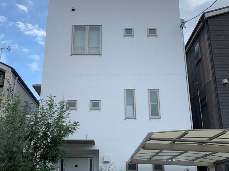 ファミレの建物の屋根外壁塗装と板金工事（笠木取り換え）ほか　名古屋市千種区　I様邸