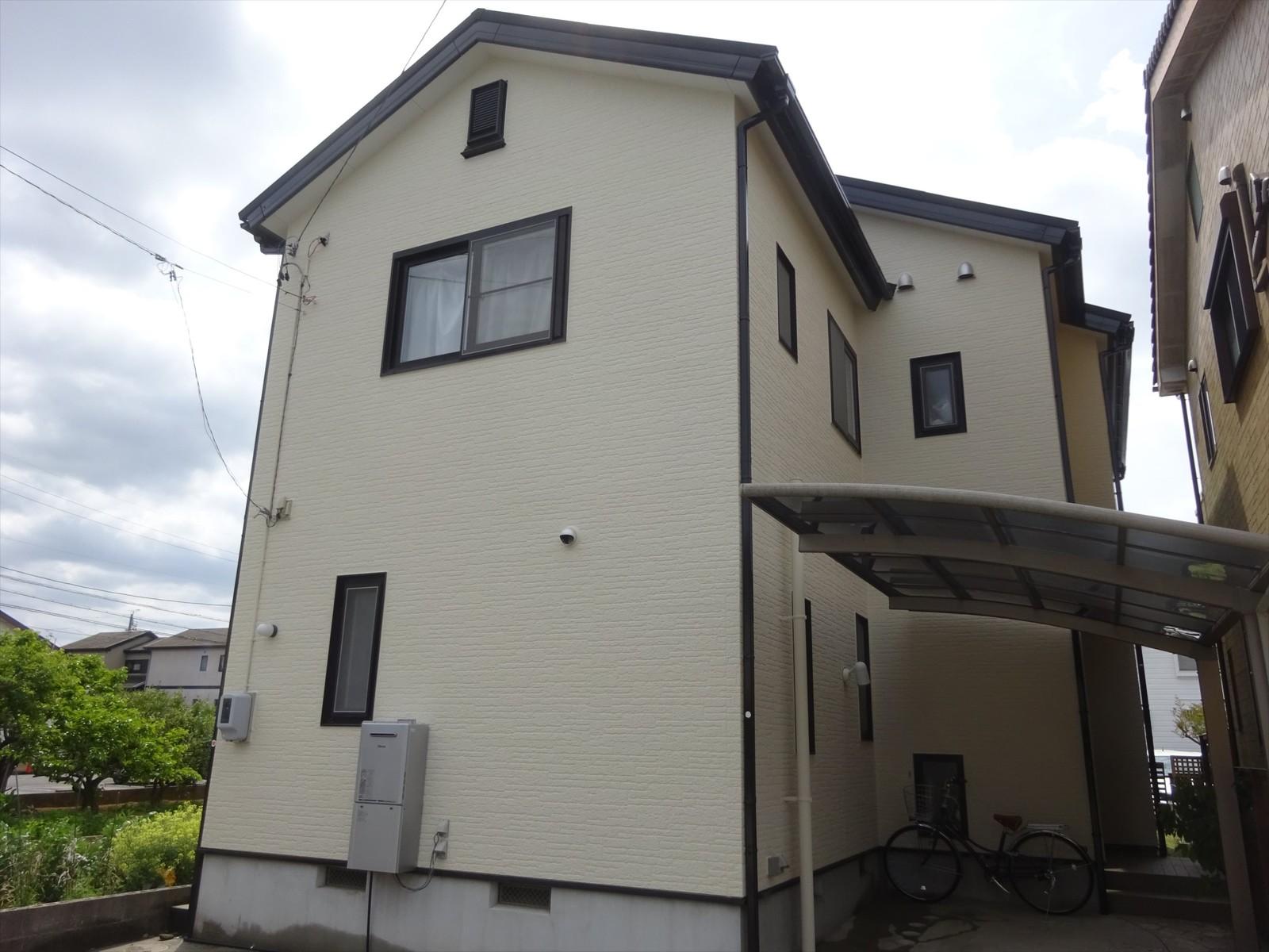 サーラ住宅のメンテナンス　外壁塗装・屋根カバー・ベランダ防水　岡崎市美合町　S様邸