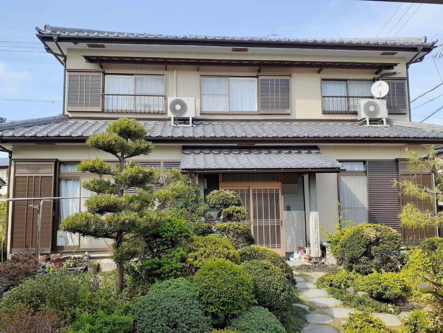 日本家屋の外壁塗装　安城市新田町　K様邸　ガイソーウォール無機F