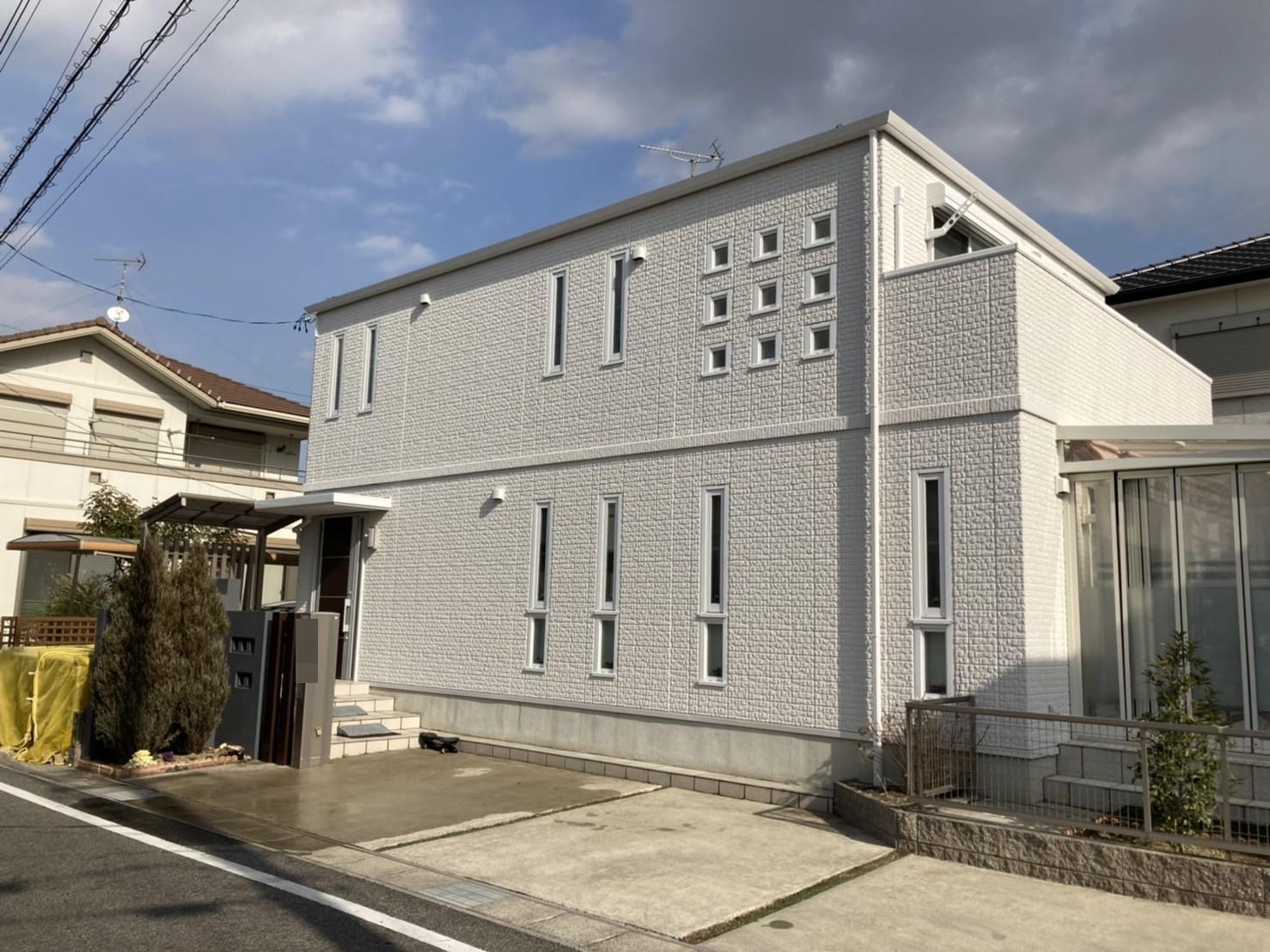 トヨタホーム施工のお住まいの外壁塗装＆屋根防水　豊田市浄水町　K様邸