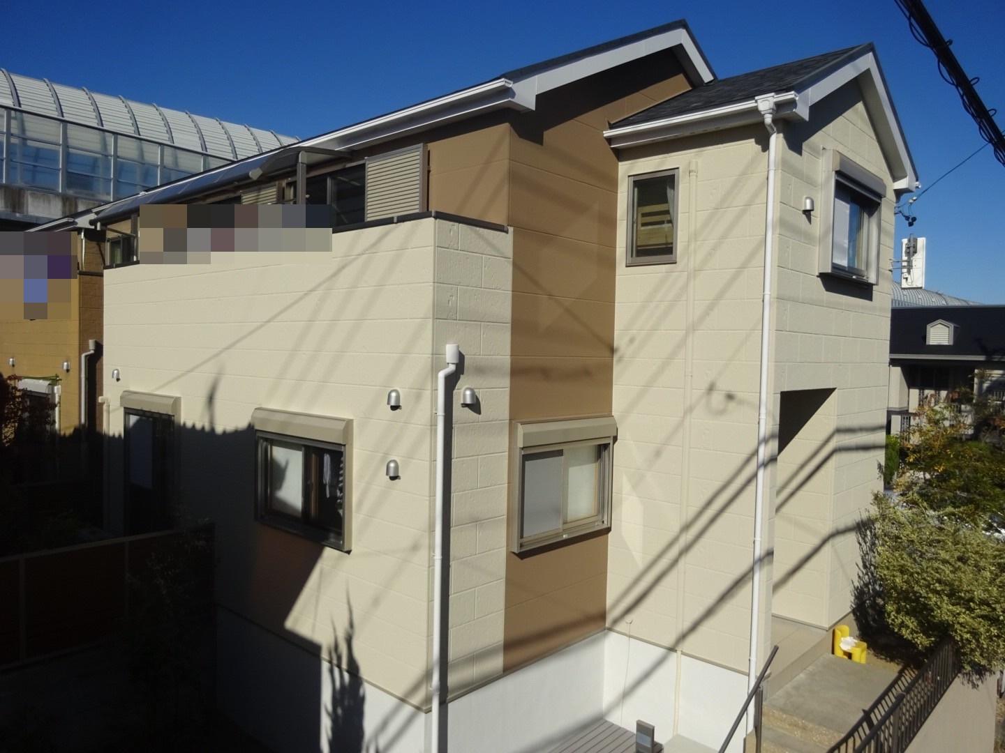 アイディホームの建物の外壁メンテナンス　外壁塗装＆ベランダ防水工事　名古屋市緑区　S様邸