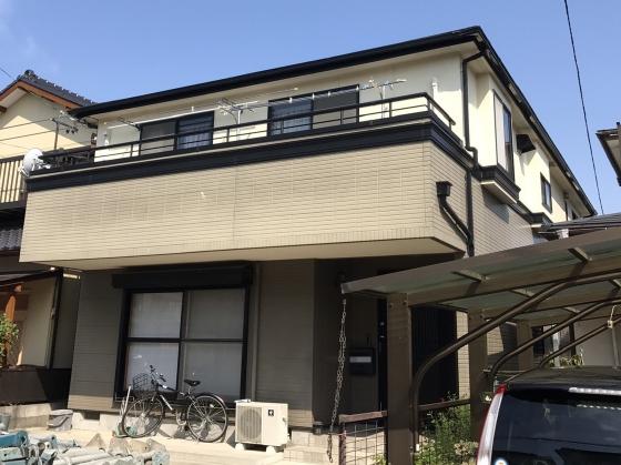 69三井ホーム施工のお住まい　外壁塗装.JPG