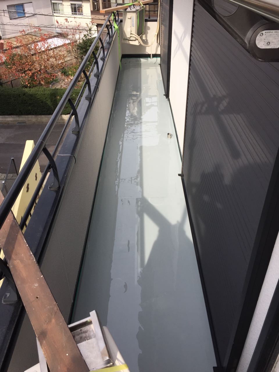 【防水工事】ウレタン防水塗布2回目