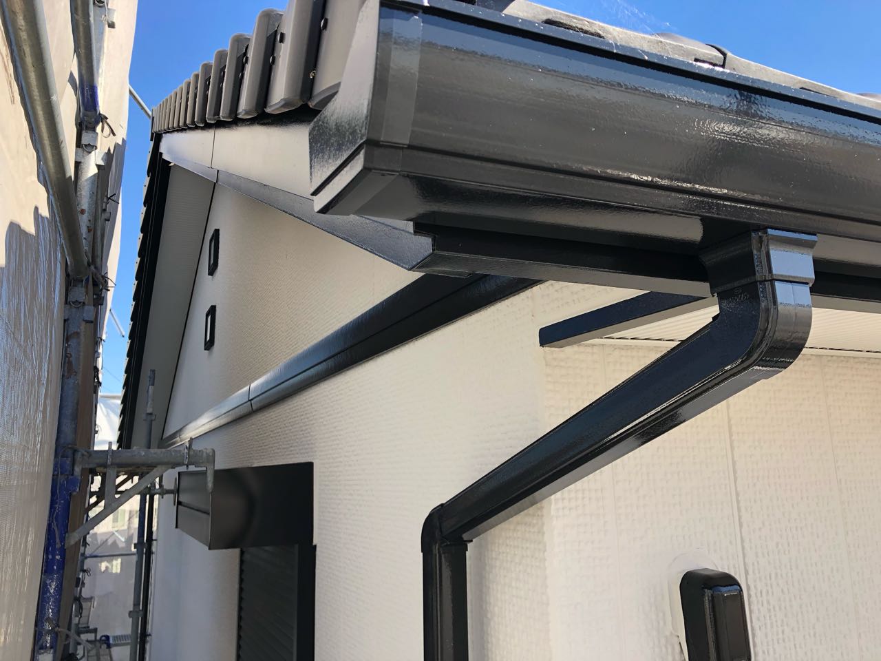 【雨樋塗装】完了