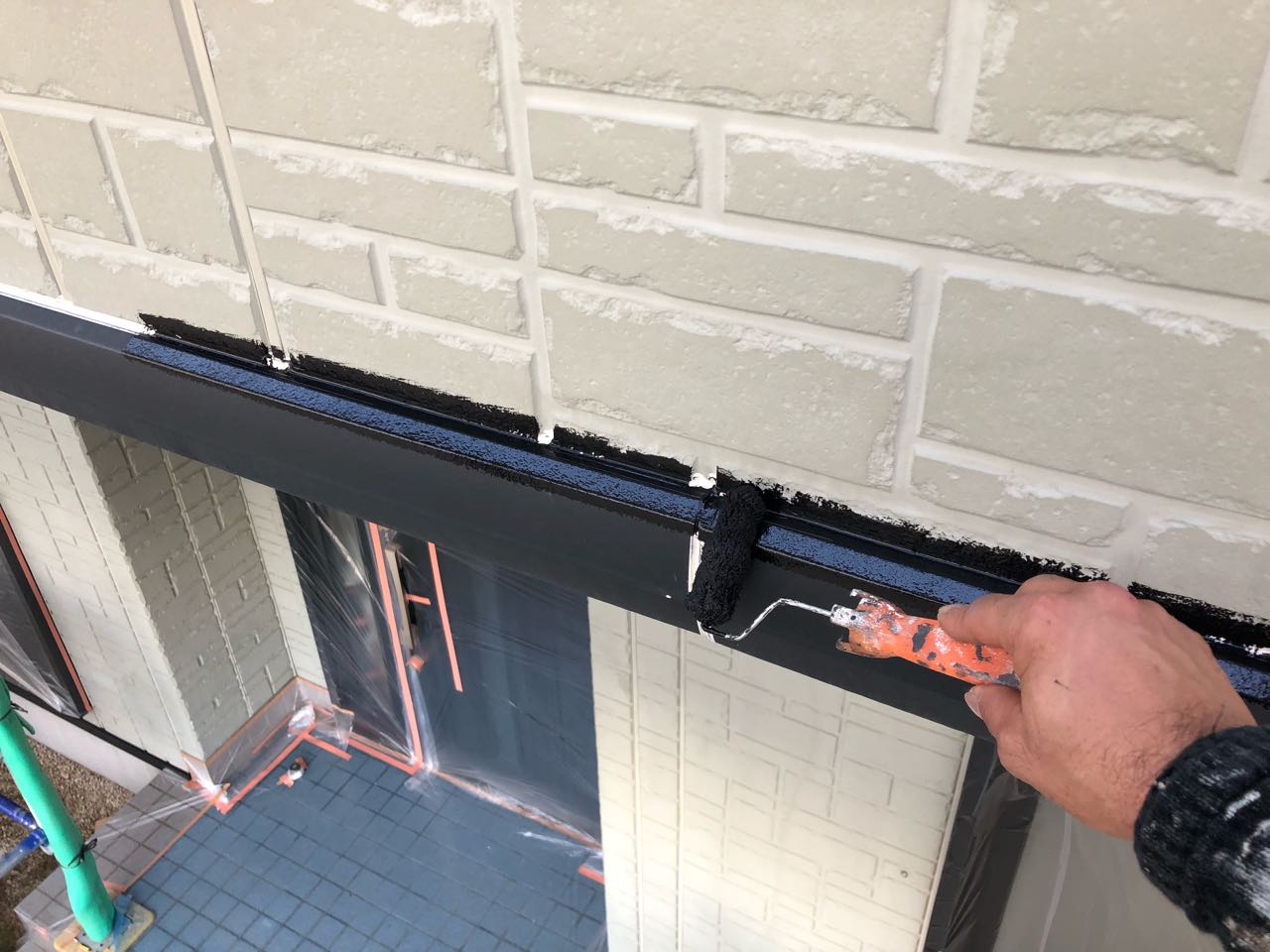 【帯塗装】下塗り