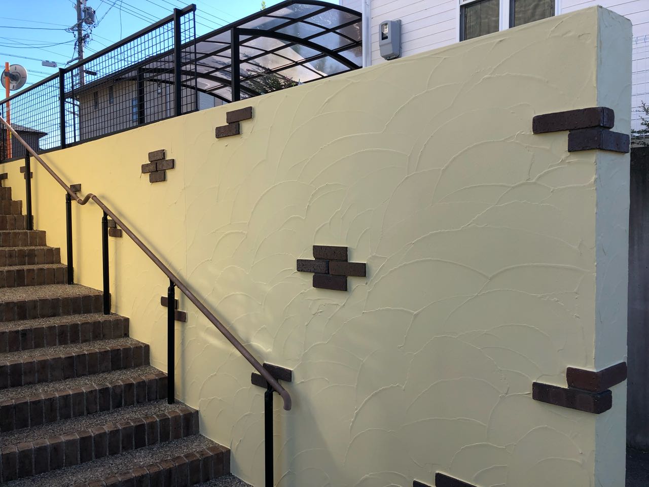 【擁壁塗装】完了