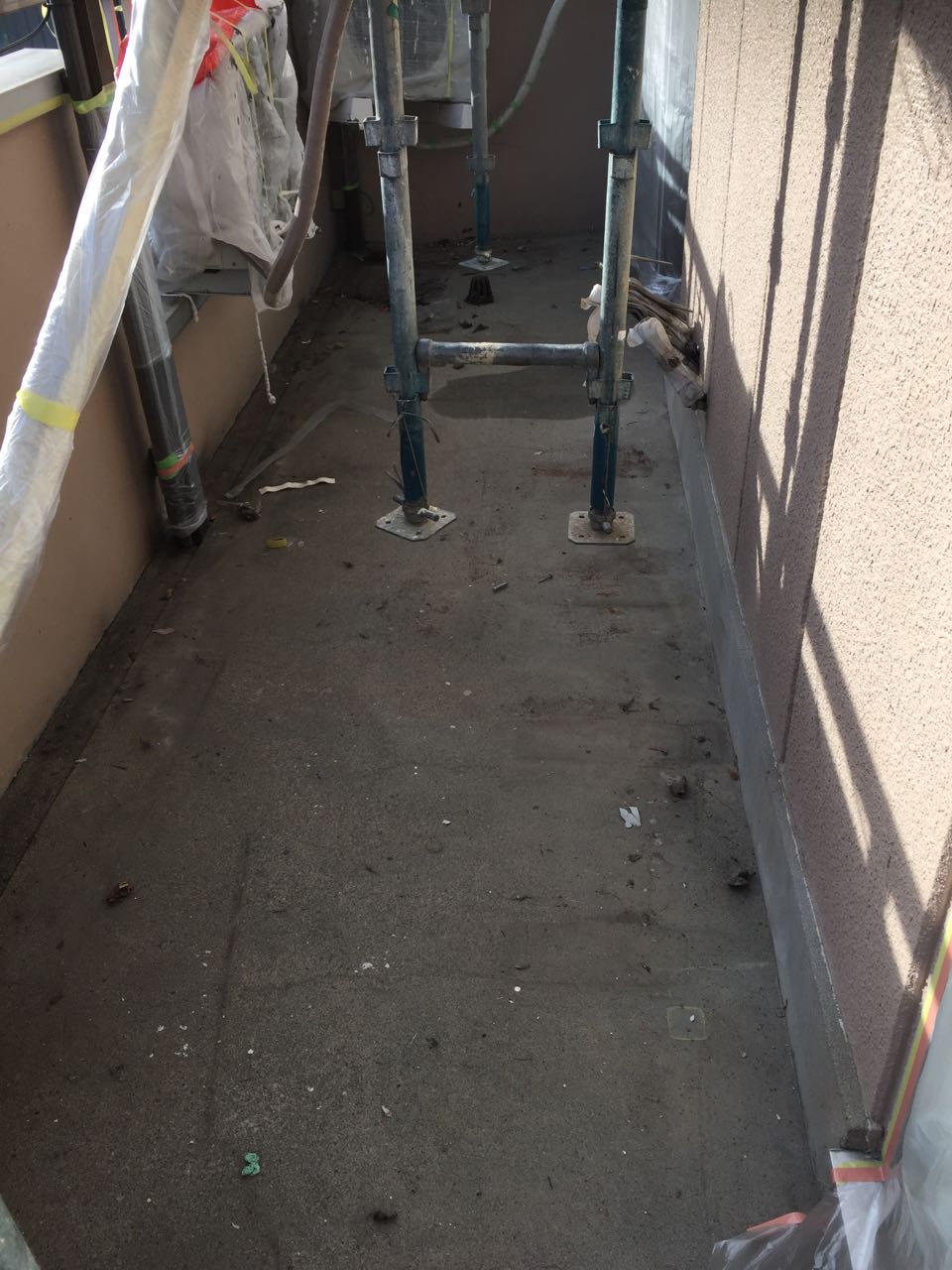 【防水工事】清掃・ケレン作業