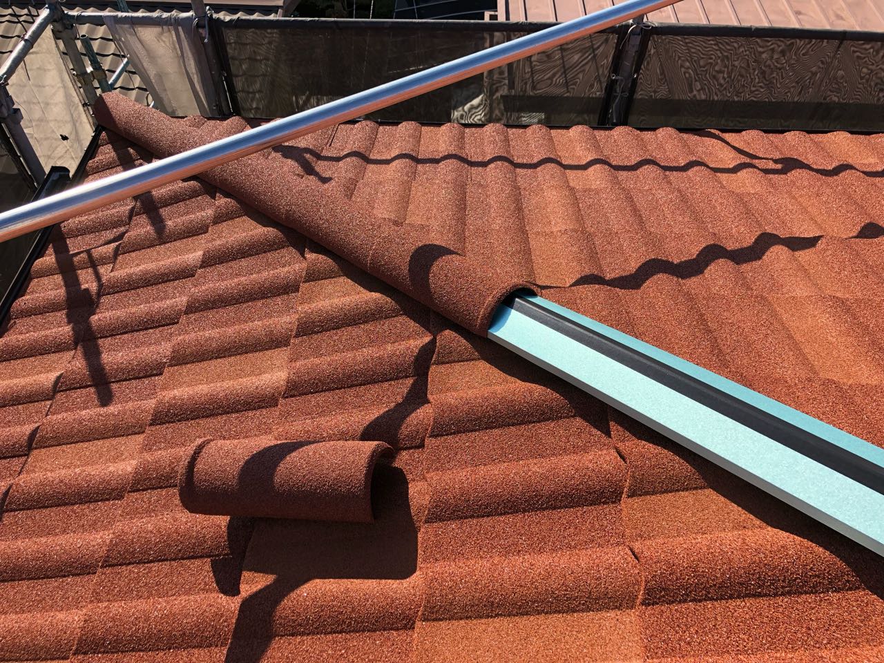 【屋根板金工事】完成全景