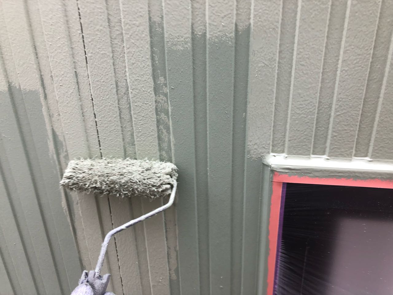 【外壁塗装2】上塗り