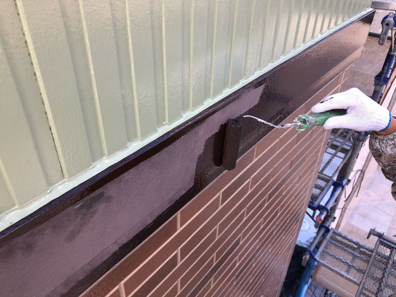 【帯塗装】下塗り