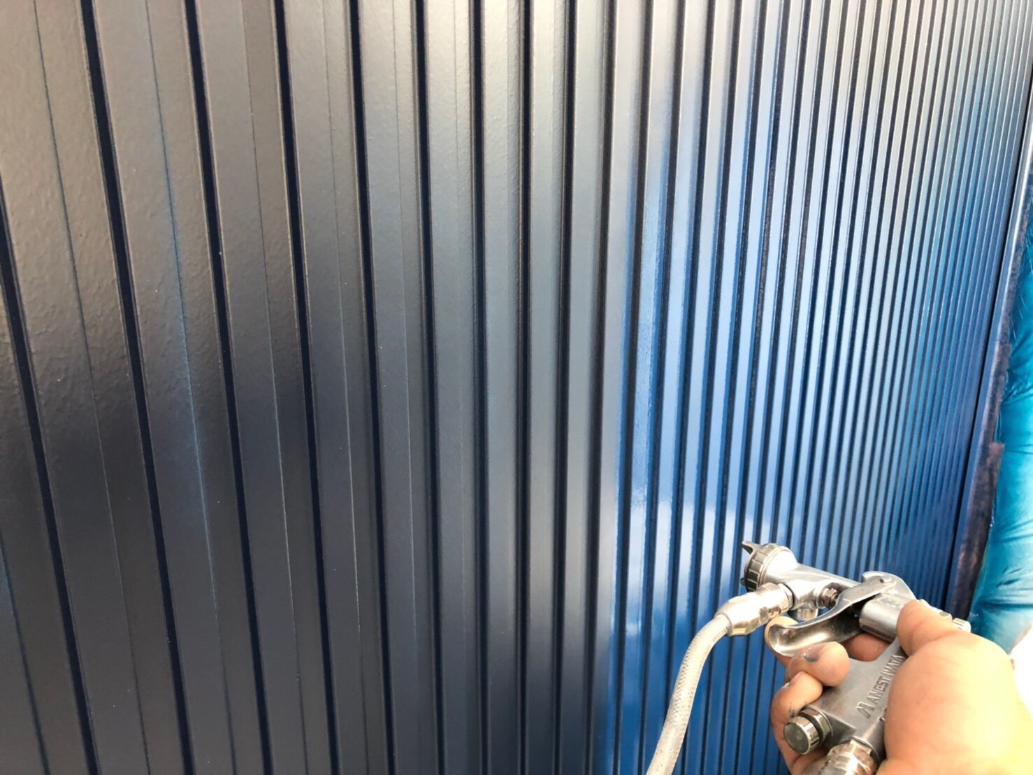 【外壁塗装2】上塗り