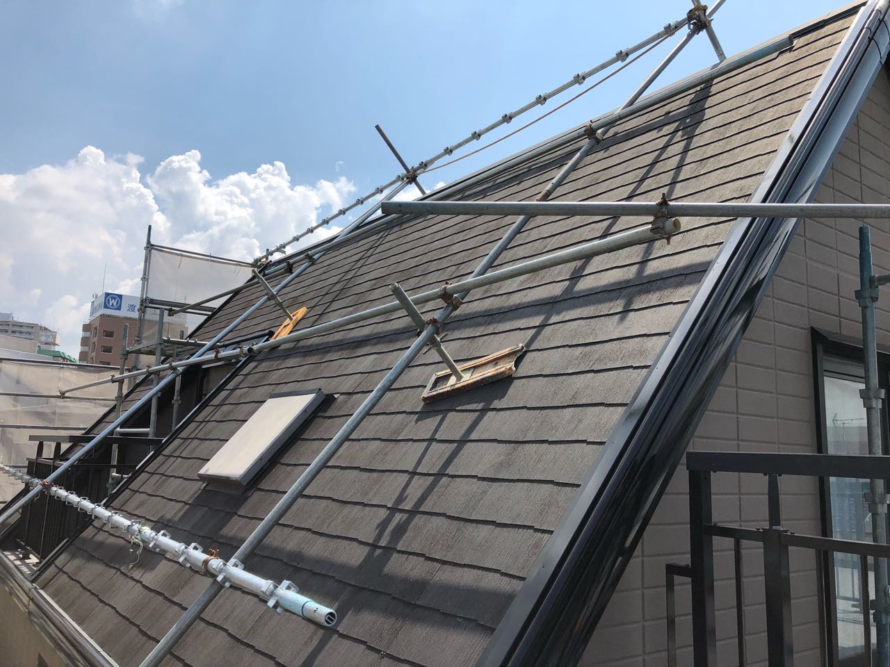 【屋根板金工事】施工前全景