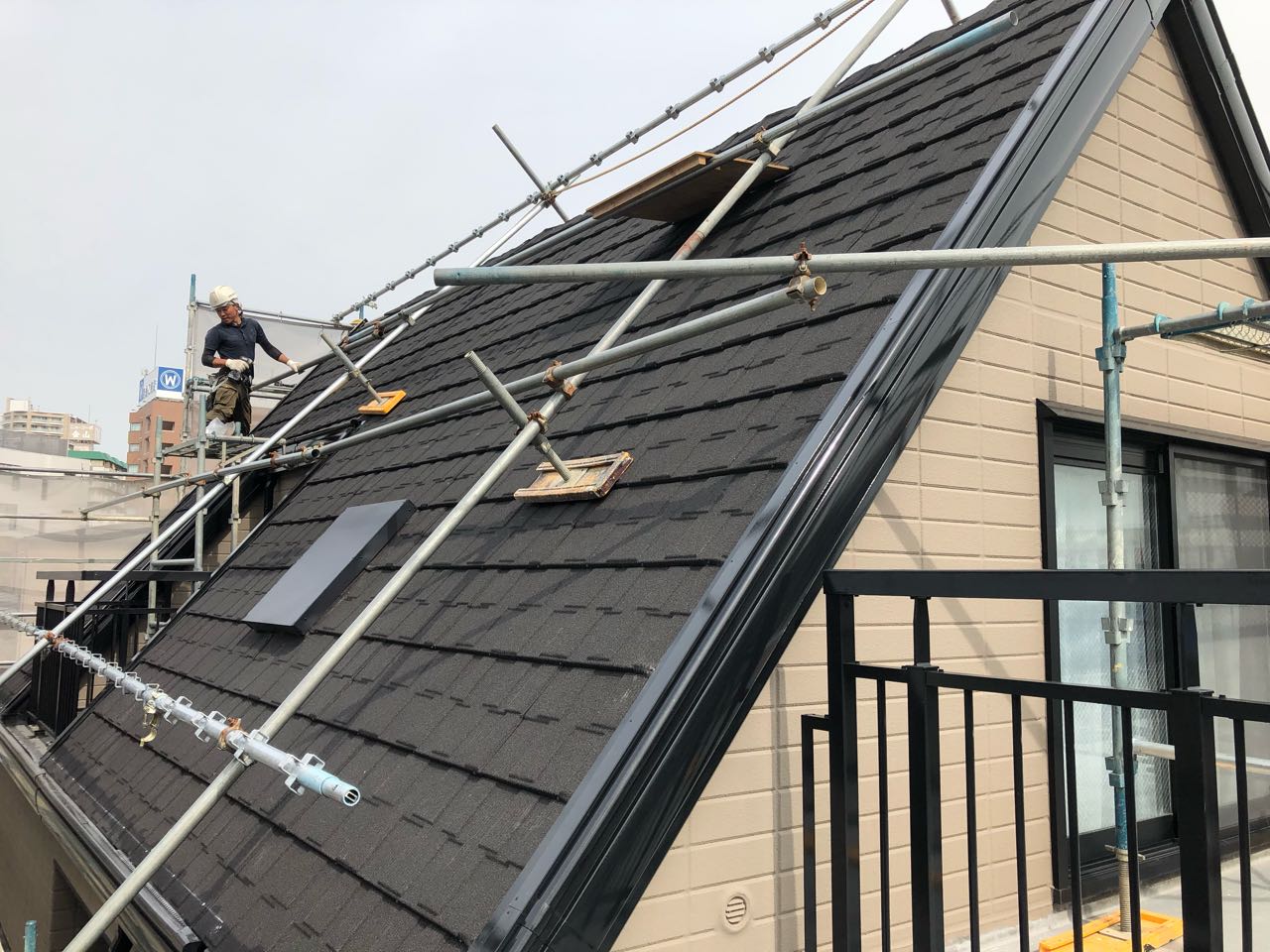 【屋根板金工事】屋根本体施工2