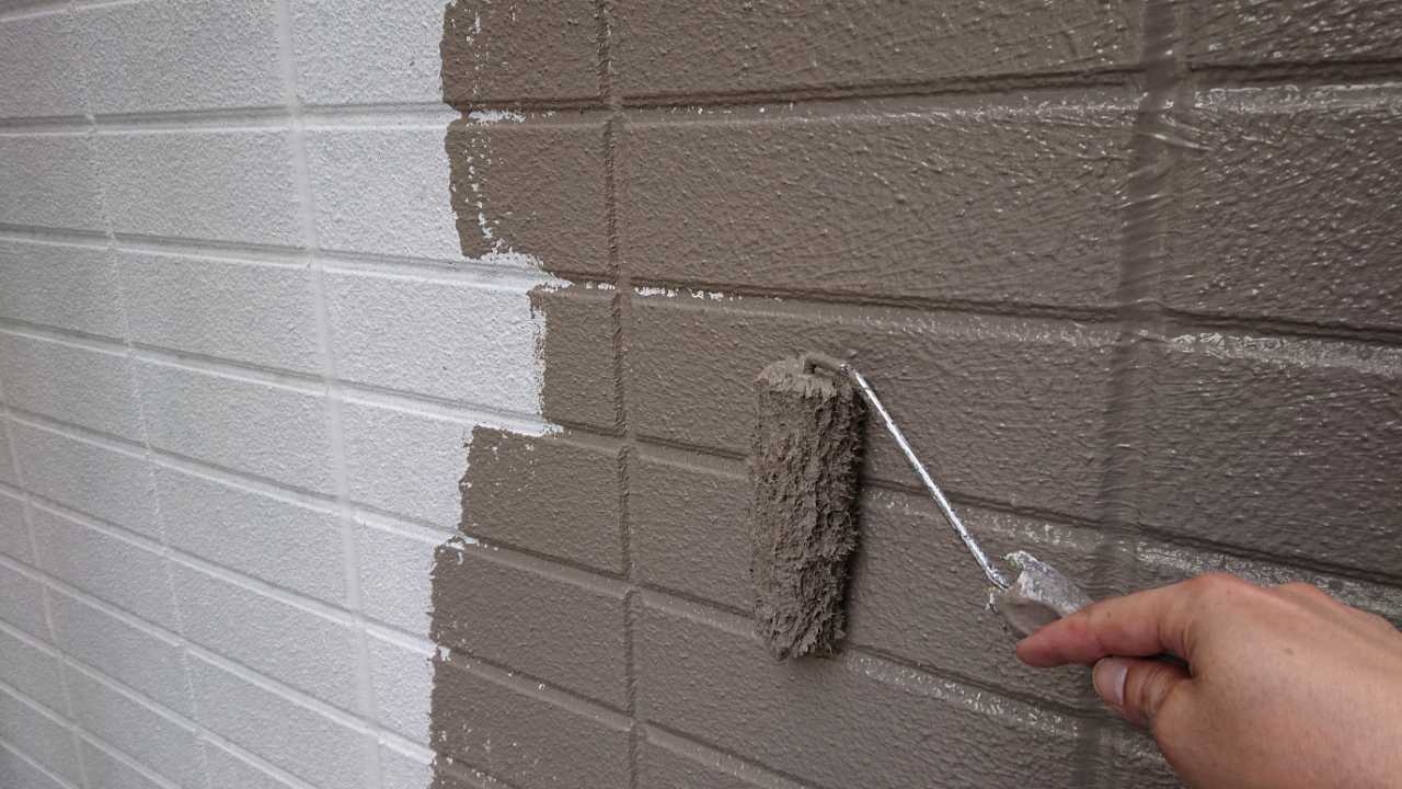 【外壁塗装1】中塗り