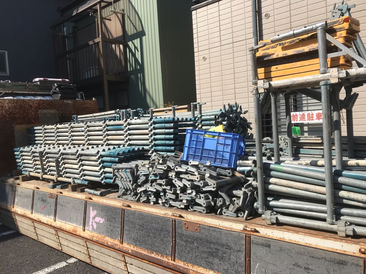 【足場設置工事】足場材料