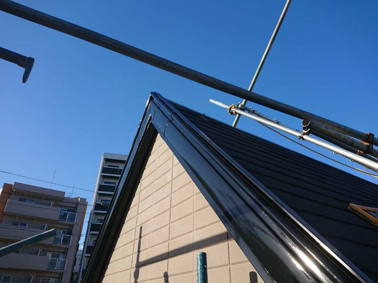 【破風・鼻隠し塗装】完了