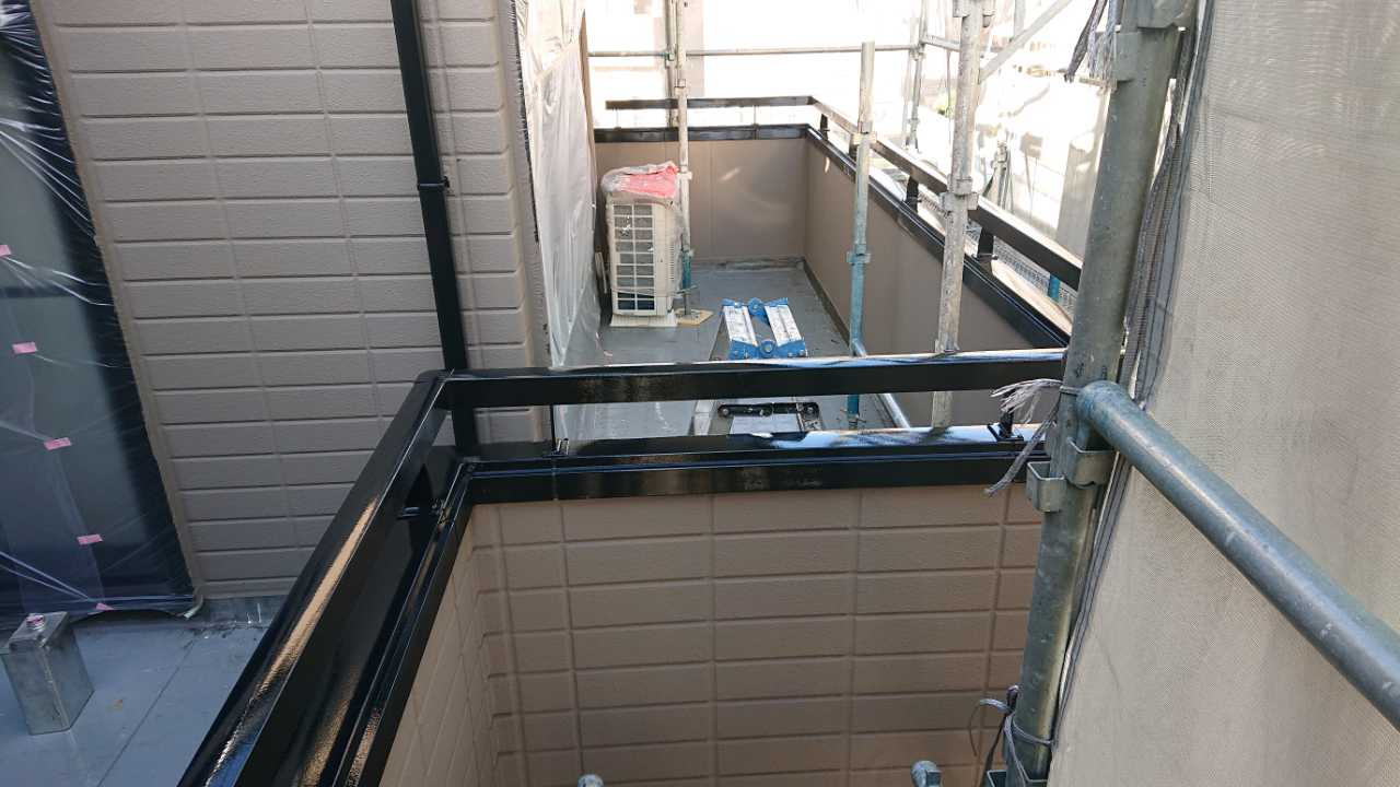 【笠木塗装】完了