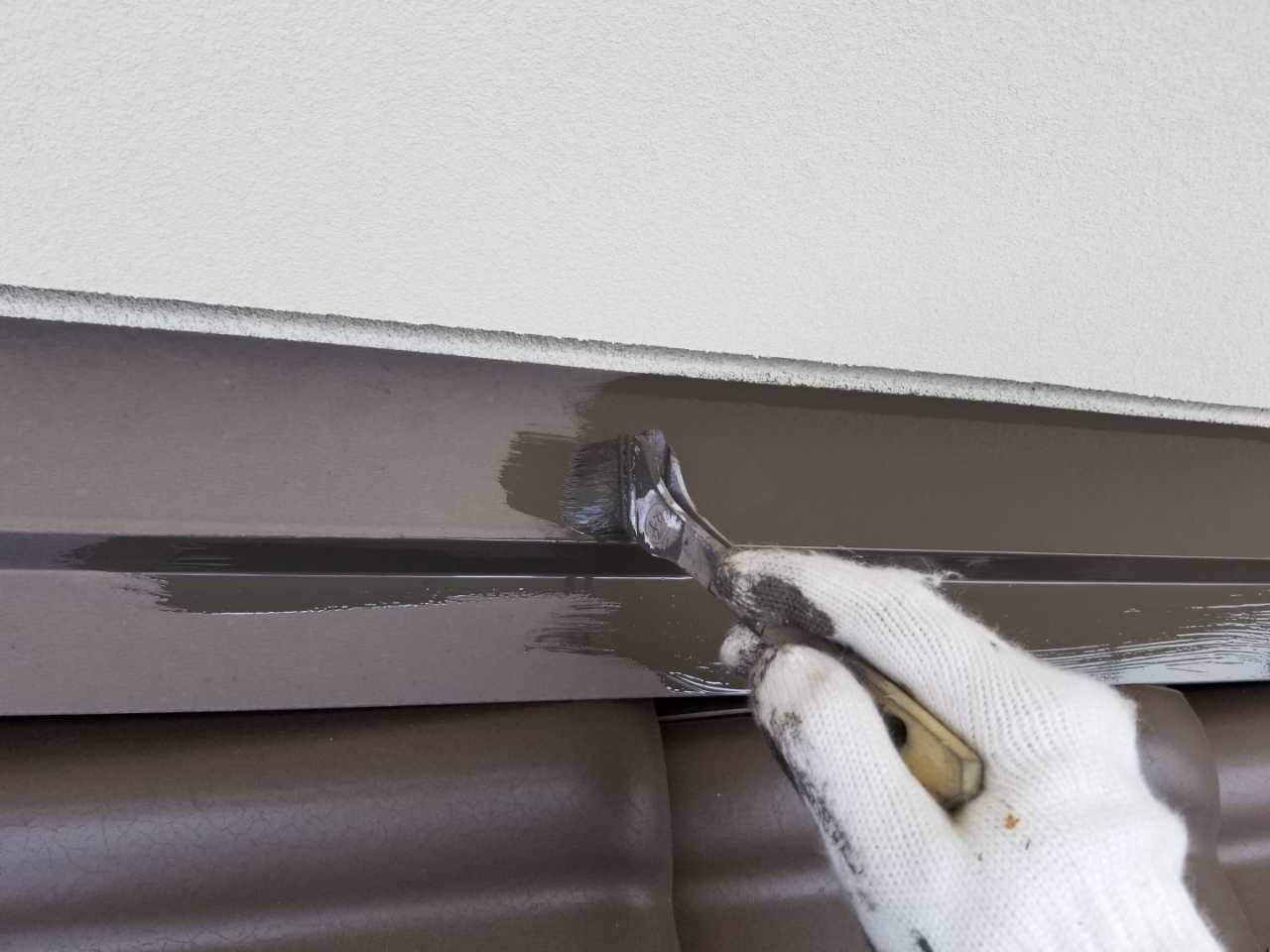 【熨斗板金塗装】仕上げ塗装1回目