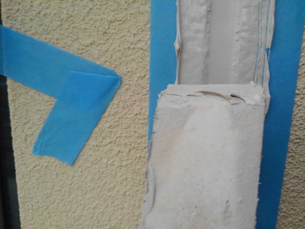 【シーリング工事】ヘラ押さえ