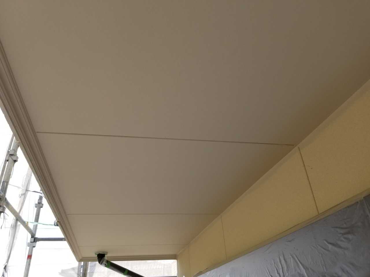【軒天塗装】完了