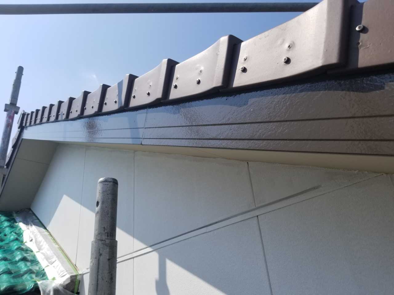 【破風・鼻隠し塗装】完了