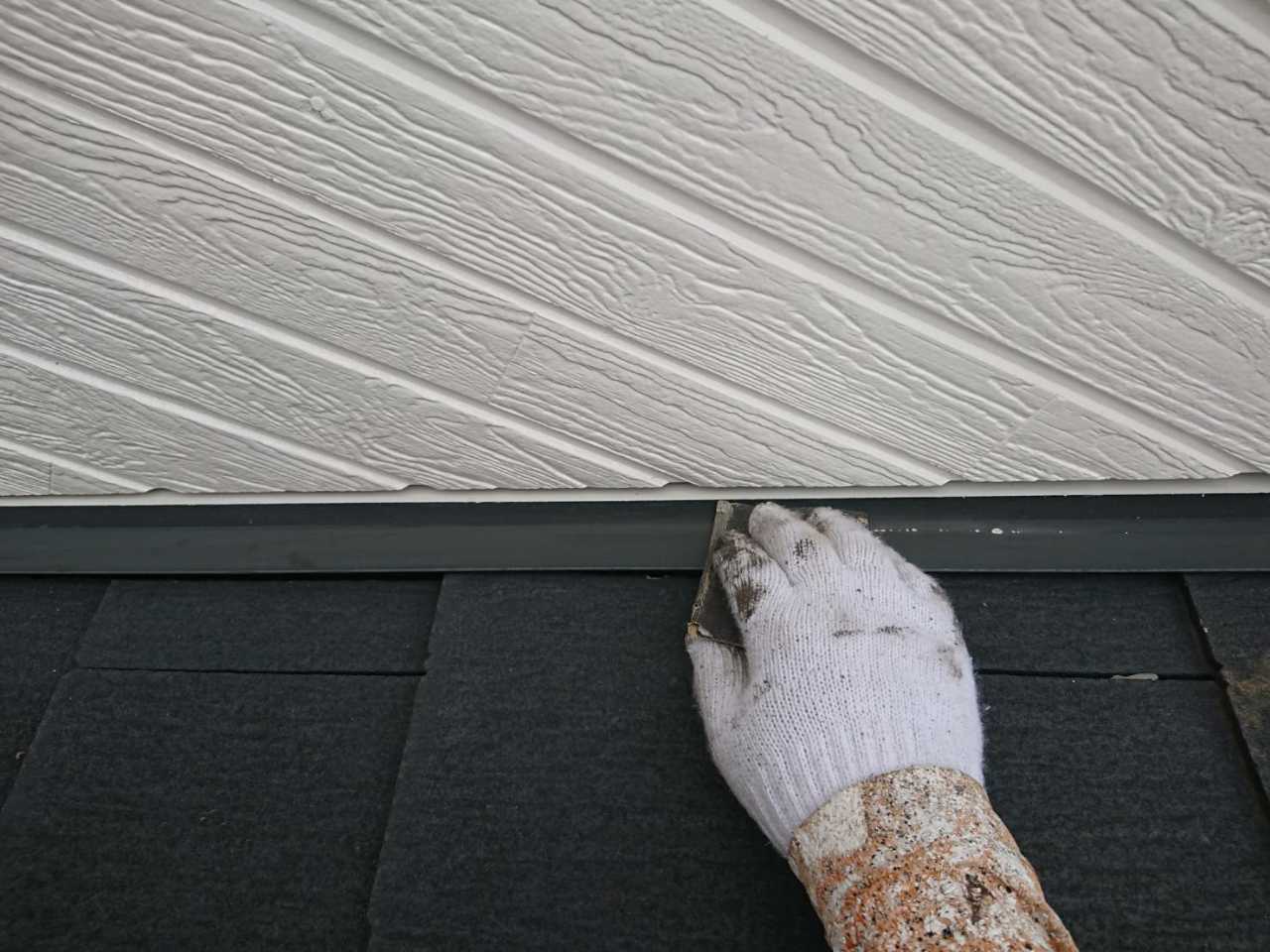 【熨斗板金塗装】ケレン作業