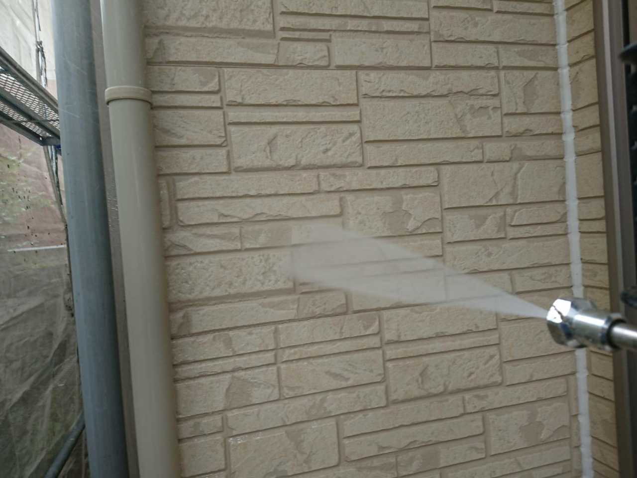 【外壁洗浄】高圧水洗浄