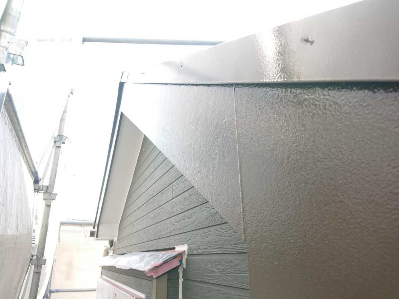 【破風・鼻隠し塗装】完了