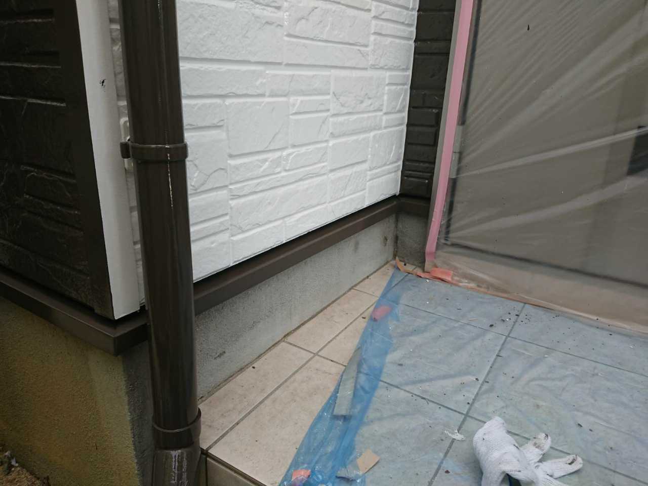 【水切り塗装】完了