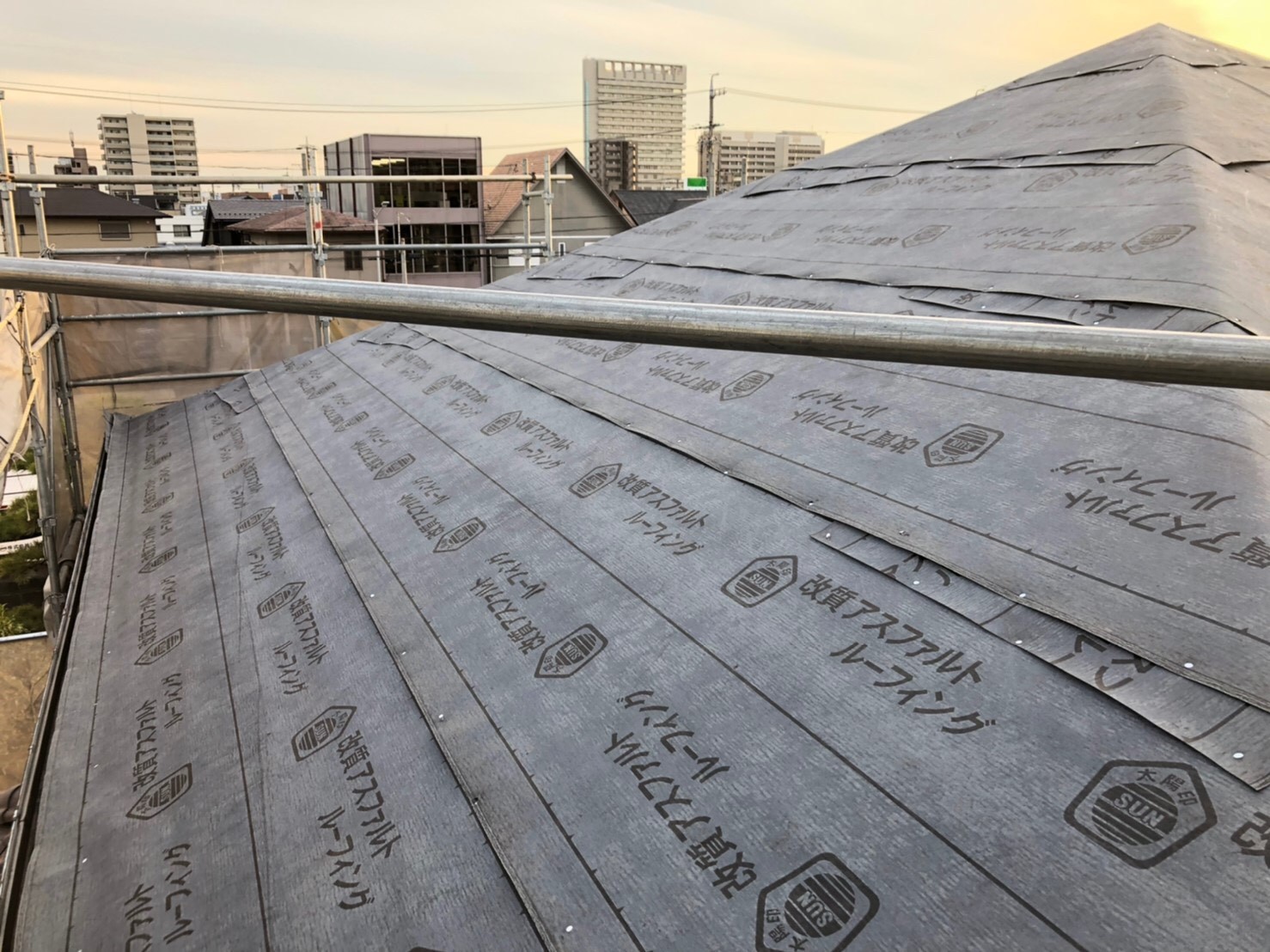 【屋根葺き替え】ルーフィング