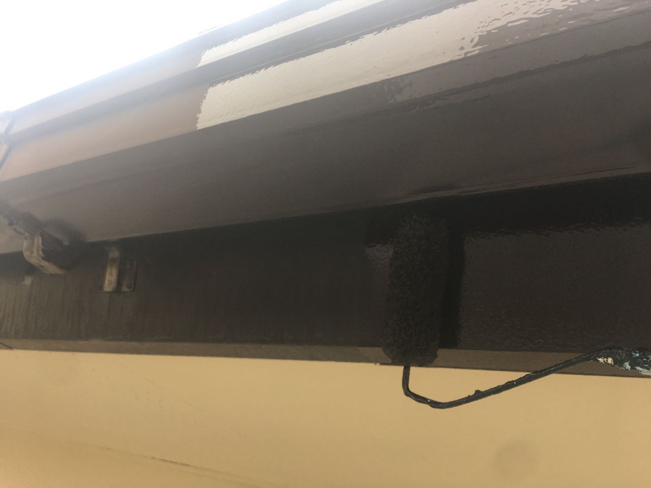 【破風・鼻隠し塗装】下塗り