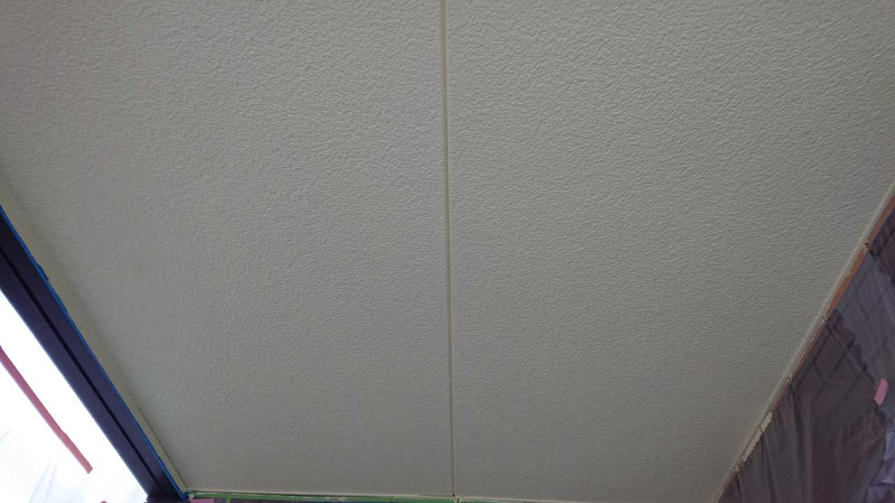 【軒天塗装】完了