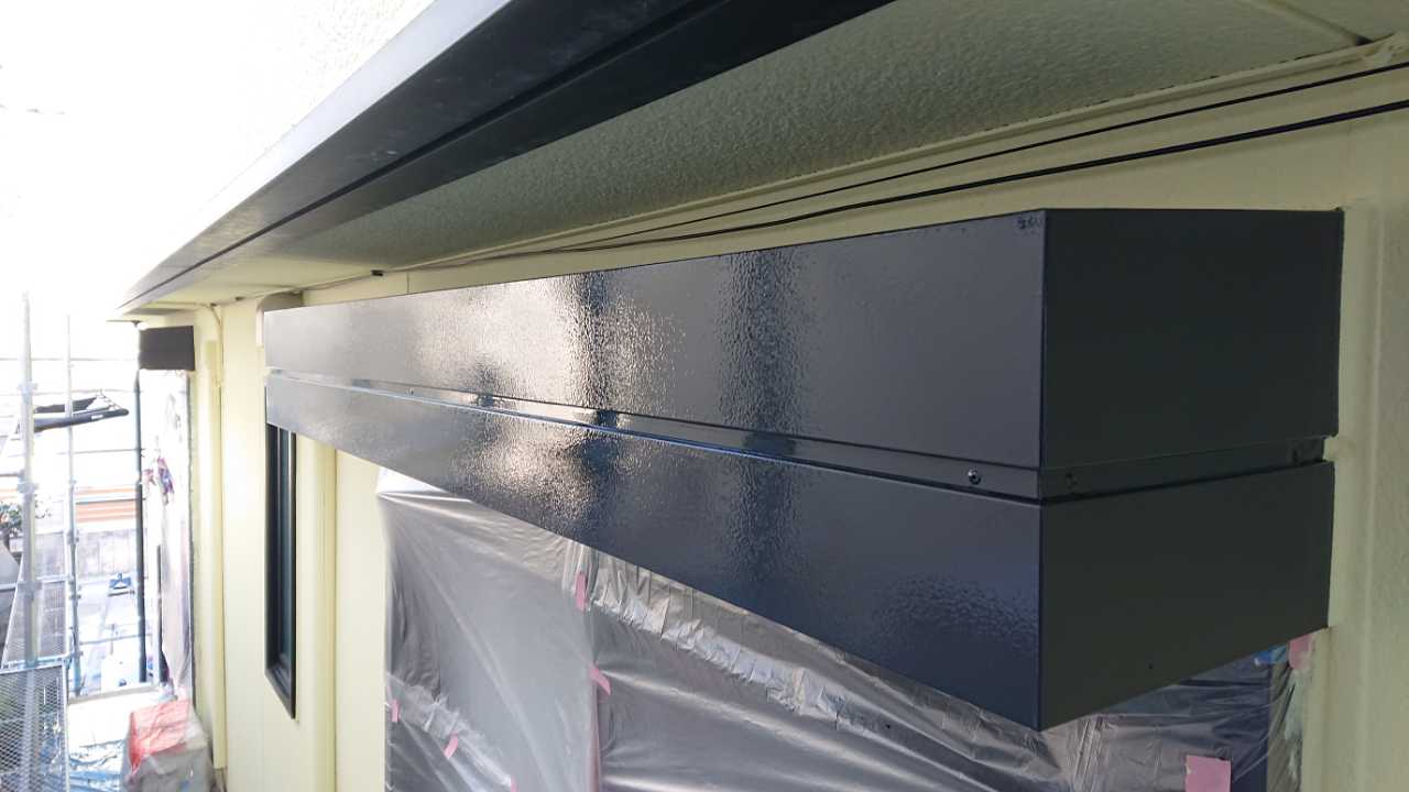 【シャッターボックス塗装】完了