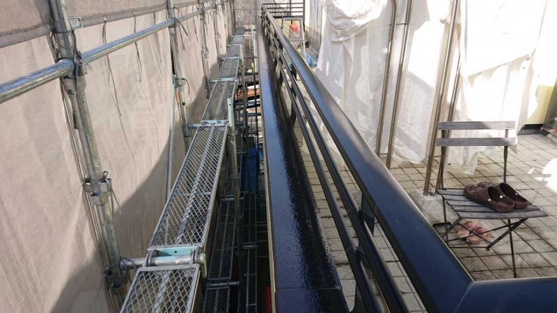 【笠木塗装】完了