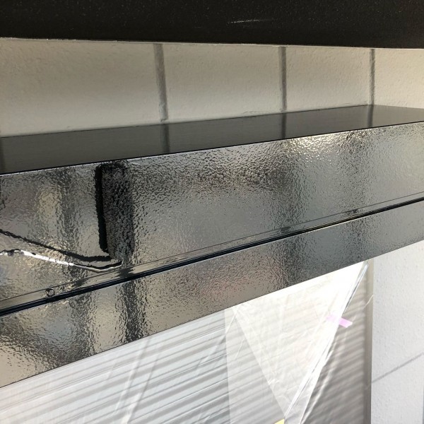 【シャッターボックス塗装】上塗り