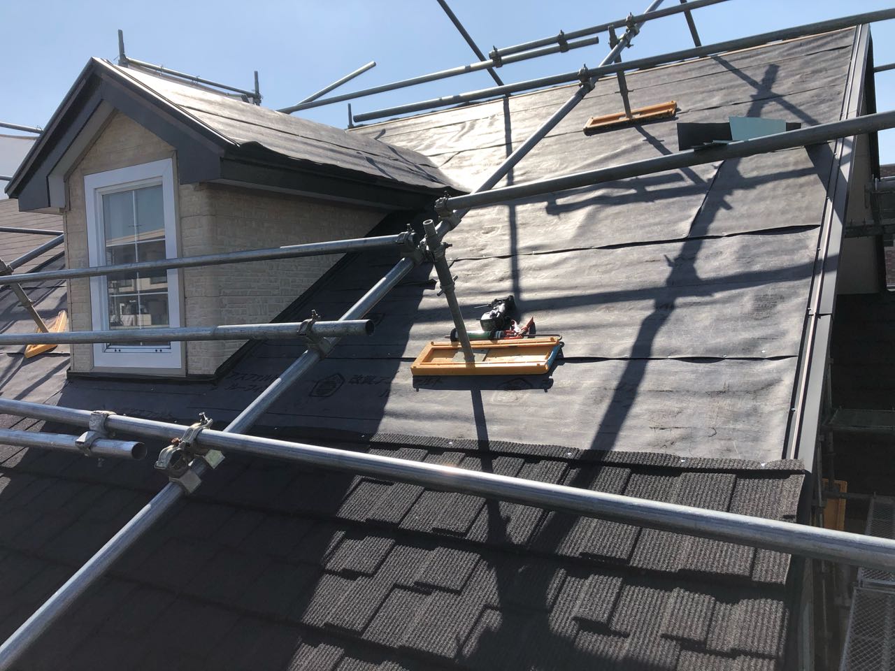 【屋根板金工事】屋根本体施工1