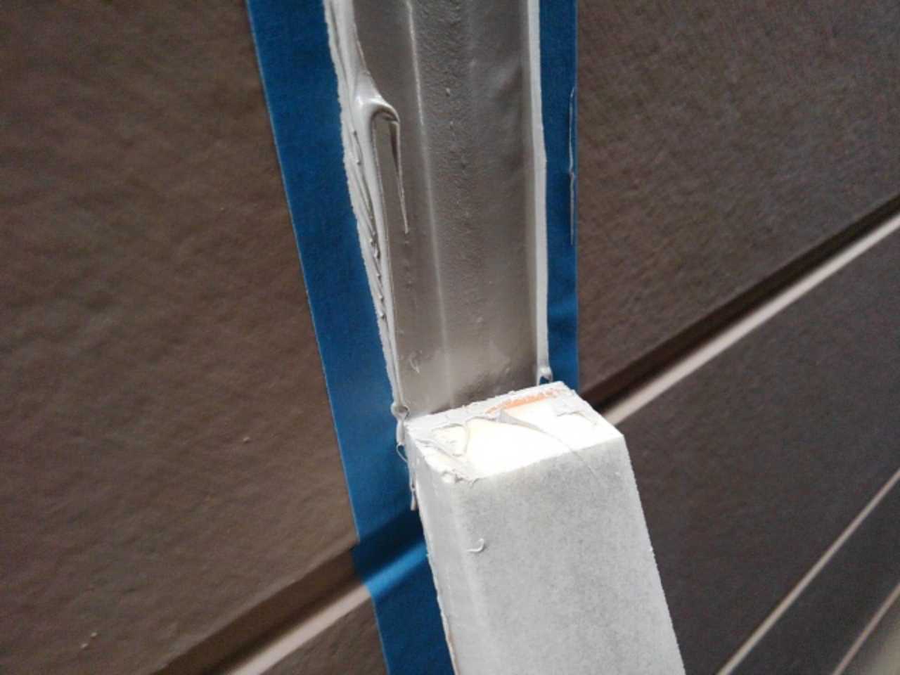 【シーリング工事】ヘラ押さえ