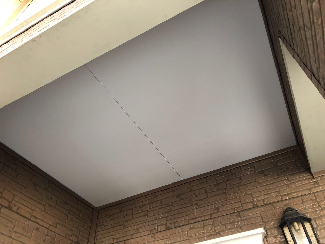 【軒天塗装】完了