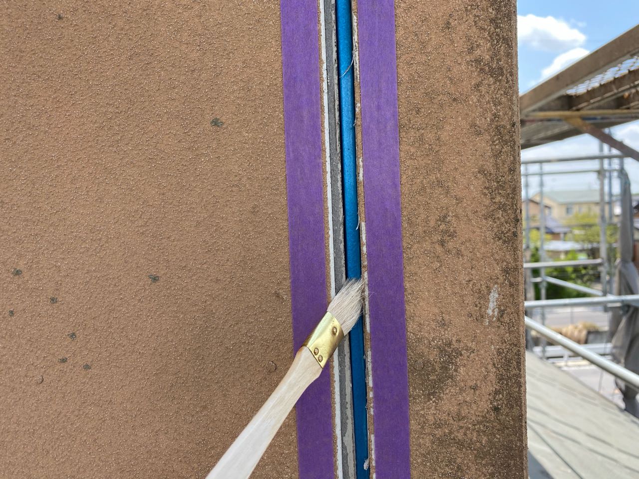 【シーリング工事】プライマー処理