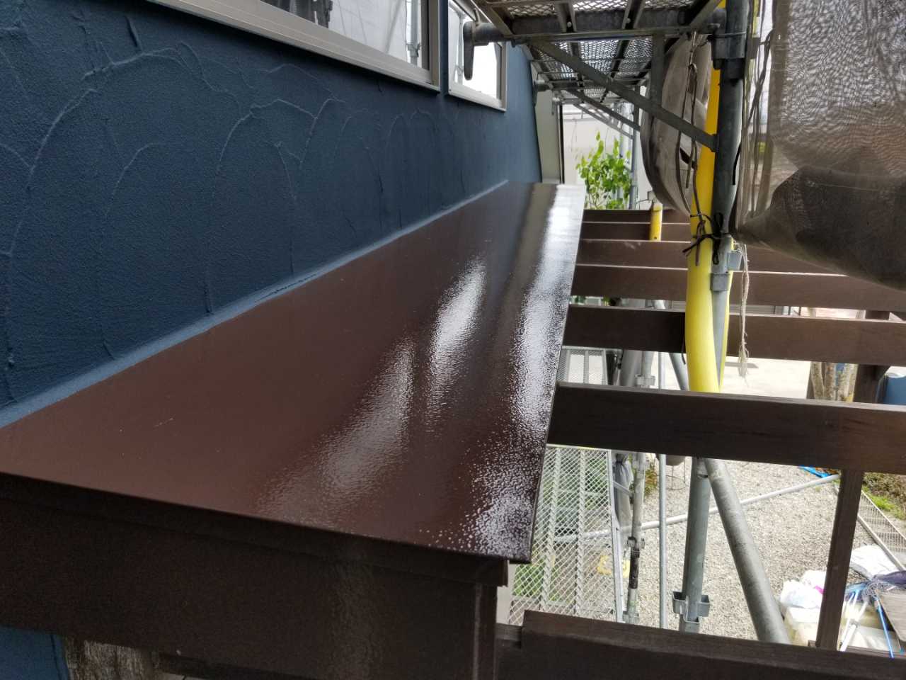 【庇塗装】完了