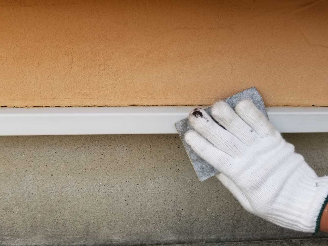 【水切り塗装】ケレン作業