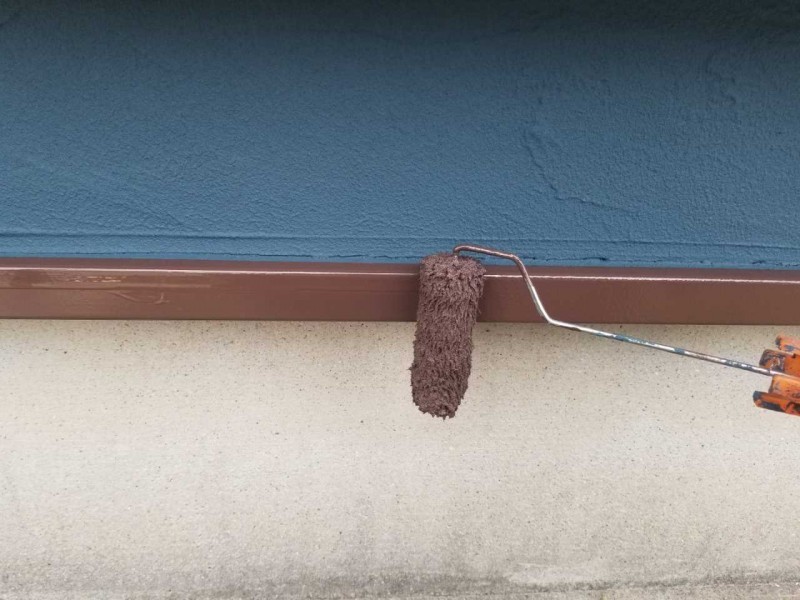 【水切り塗装】上塗り